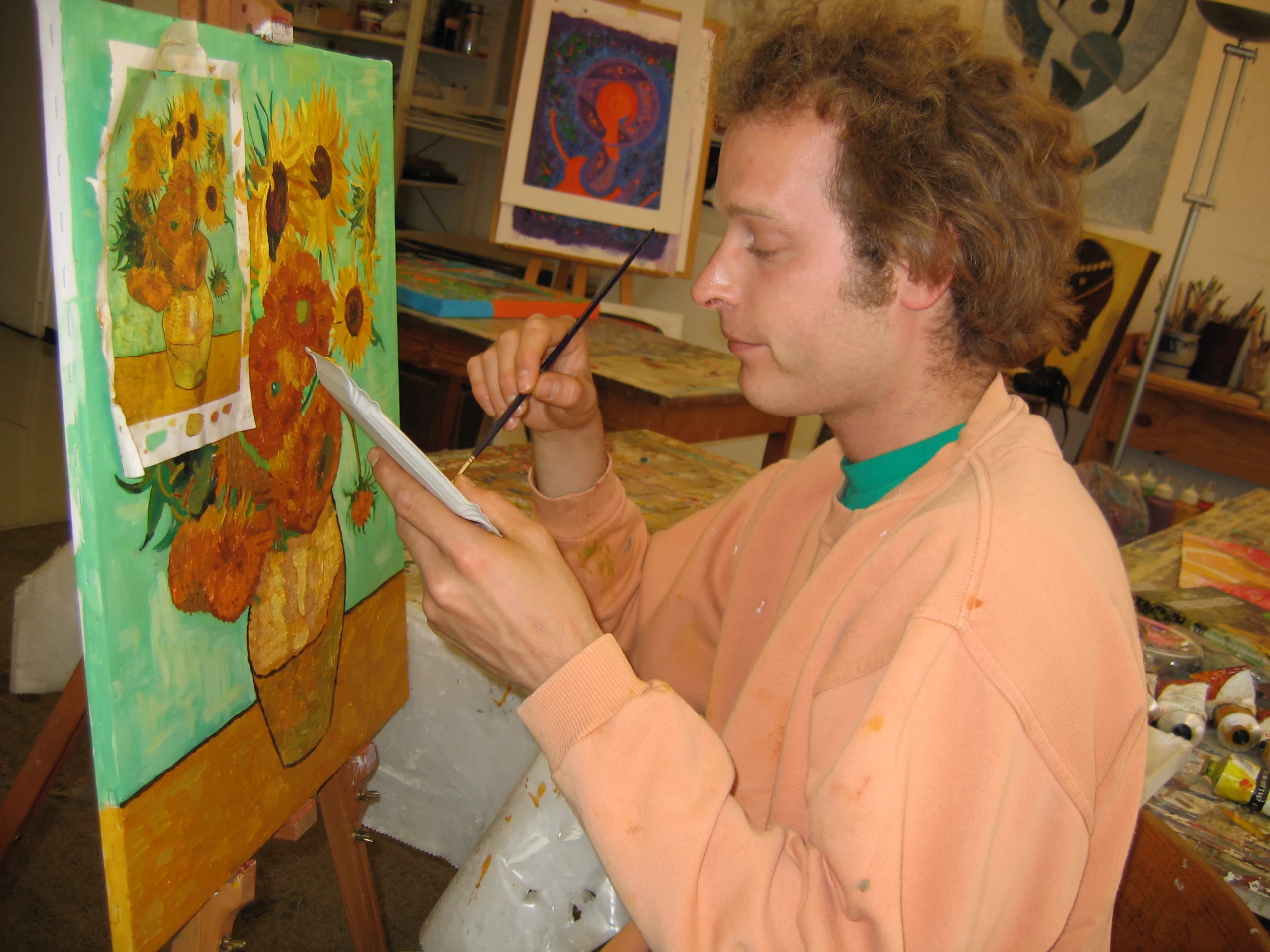 Christophe à la Fondation Trajets