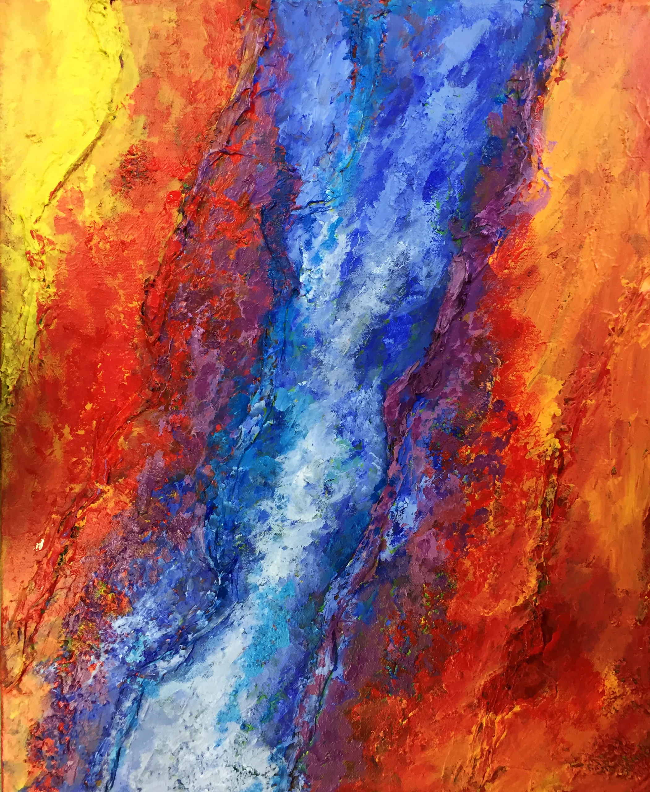 Abstract; art; painting; acrylique